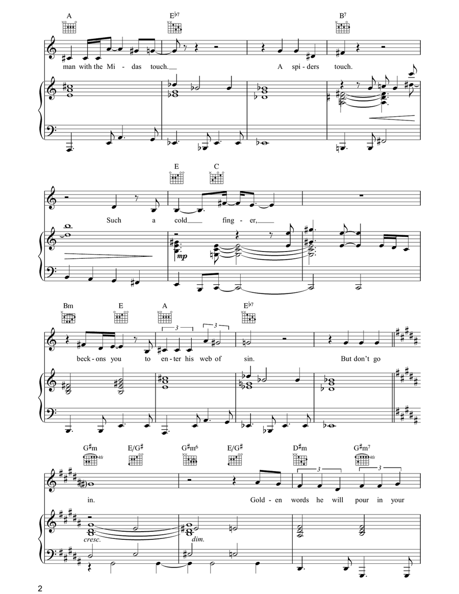 Goldfinger Goldfinger Piano, Vocal, Guitar scores gallery preview page 2