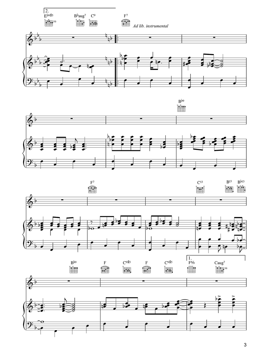 Don't Worry About A Thing Piano, Vocal, Guitar scores gallery preview page 3