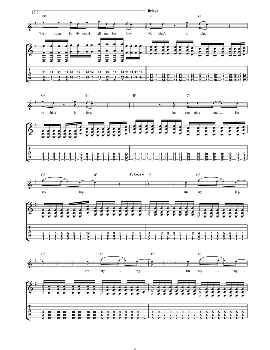 Last Resort Last Resort Electric Guitar scores gallery preview page 4