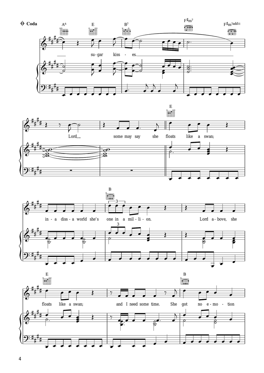 Lips Like Sugar Acoustic Guitar scores gallery preview page 4