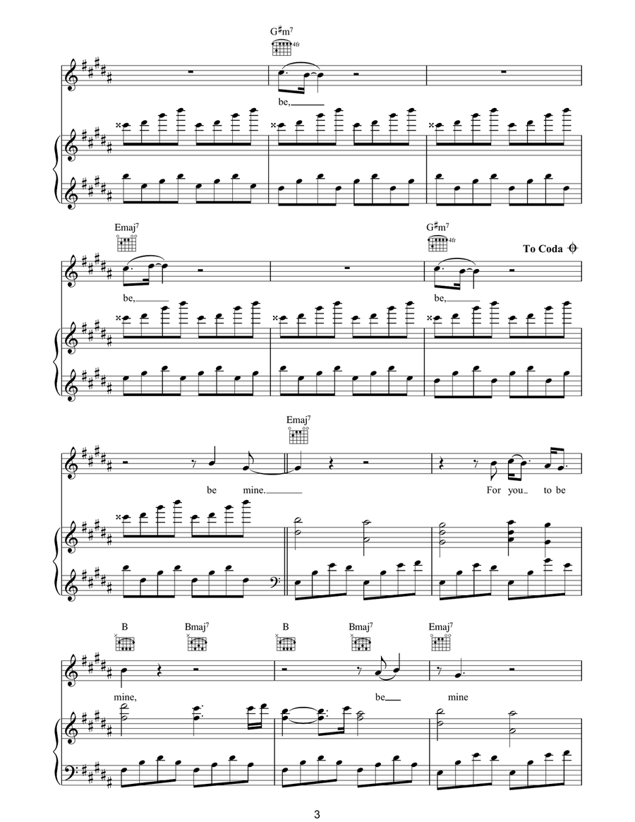 Centrefolds Centrefolds Piano, Vocal, Guitar scores gallery preview page 3