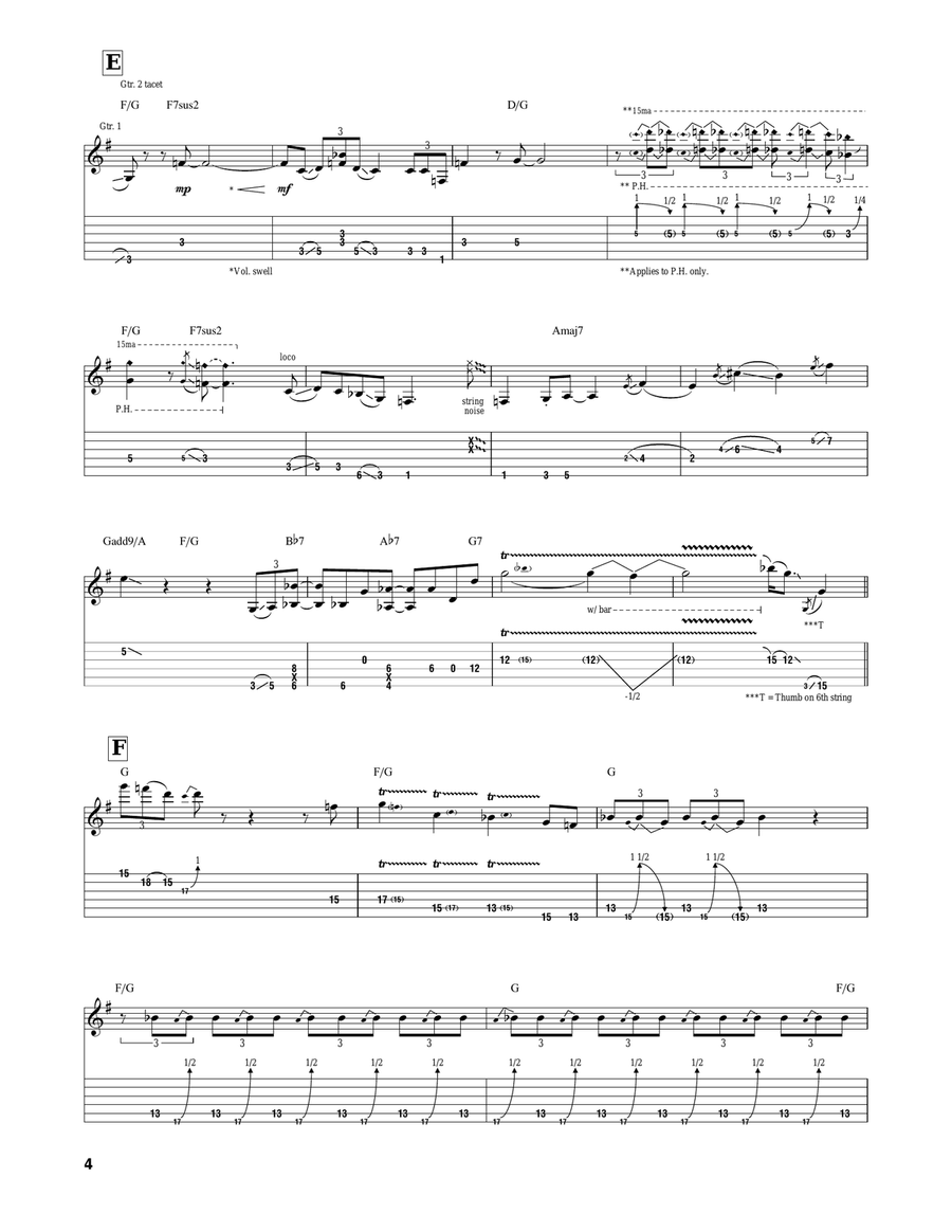Freeway Jam Freeway Jam Acoustic Guitar scores gallery preview page 4