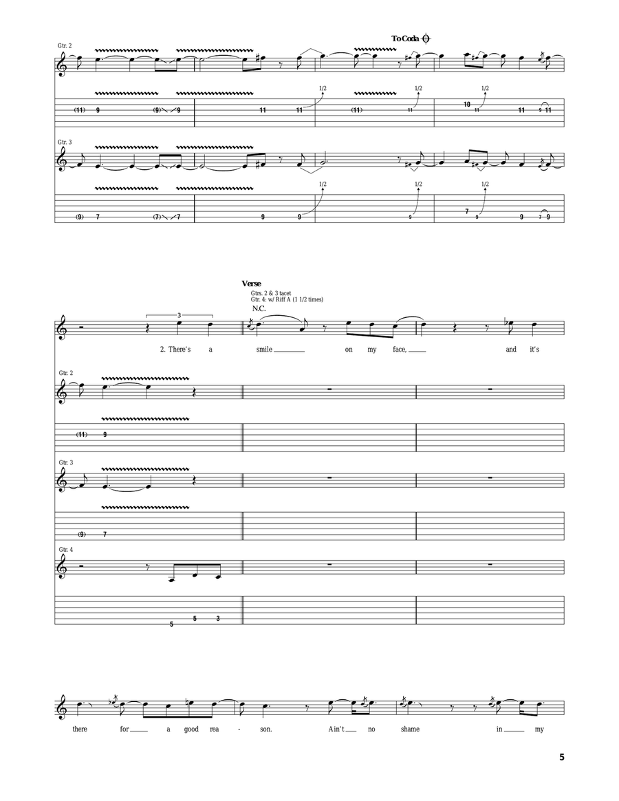 Ain't Selling Out Ain't Selling Out Acoustic Guitar scores gallery preview page 5