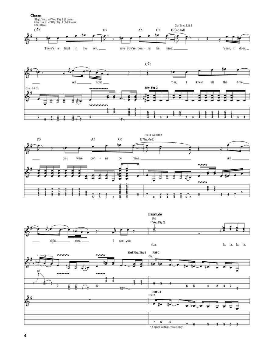 Be Mine Be Mine Acoustic Guitar scores gallery preview page 4