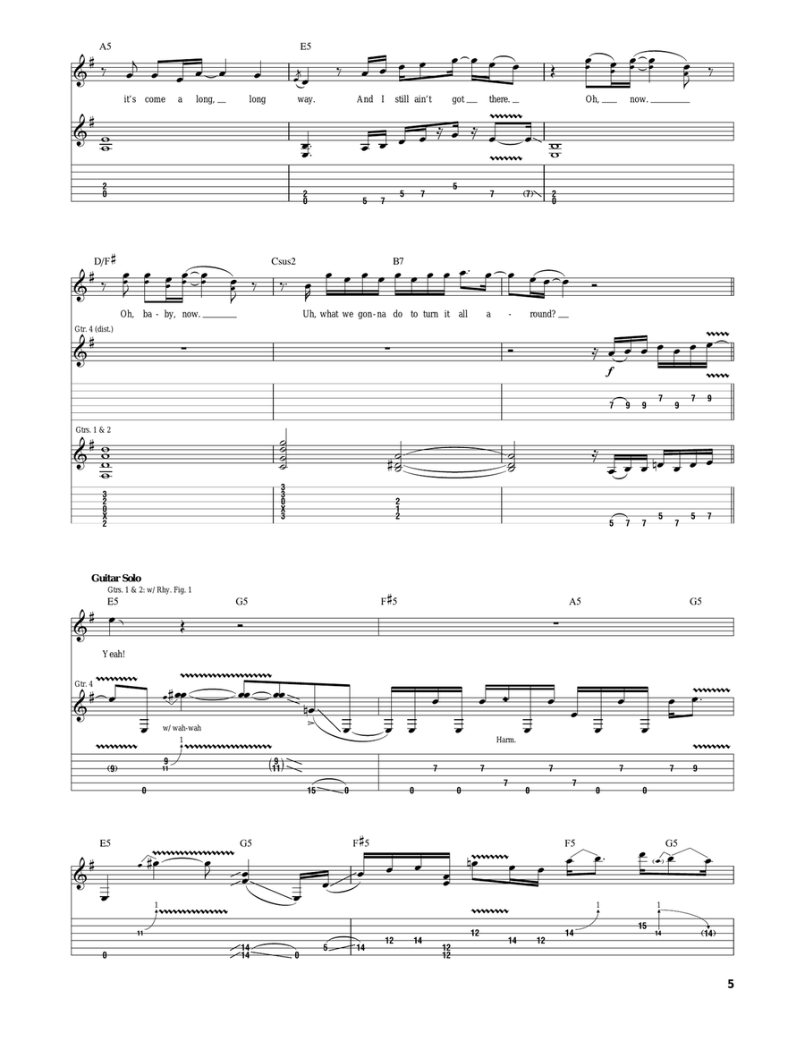 Get It Together Get It Together Acoustic Guitar scores gallery preview page 5