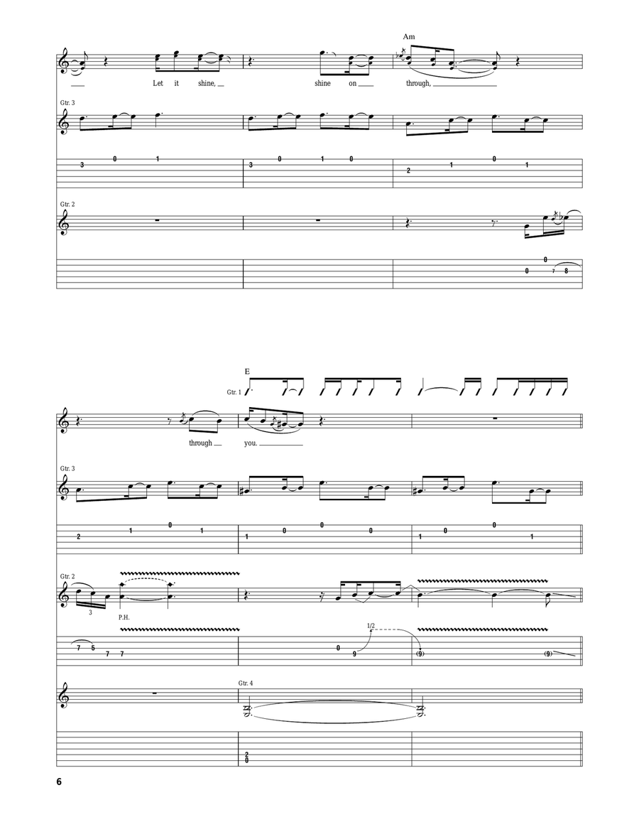 Believe Acoustic Guitar scores gallery preview page 6