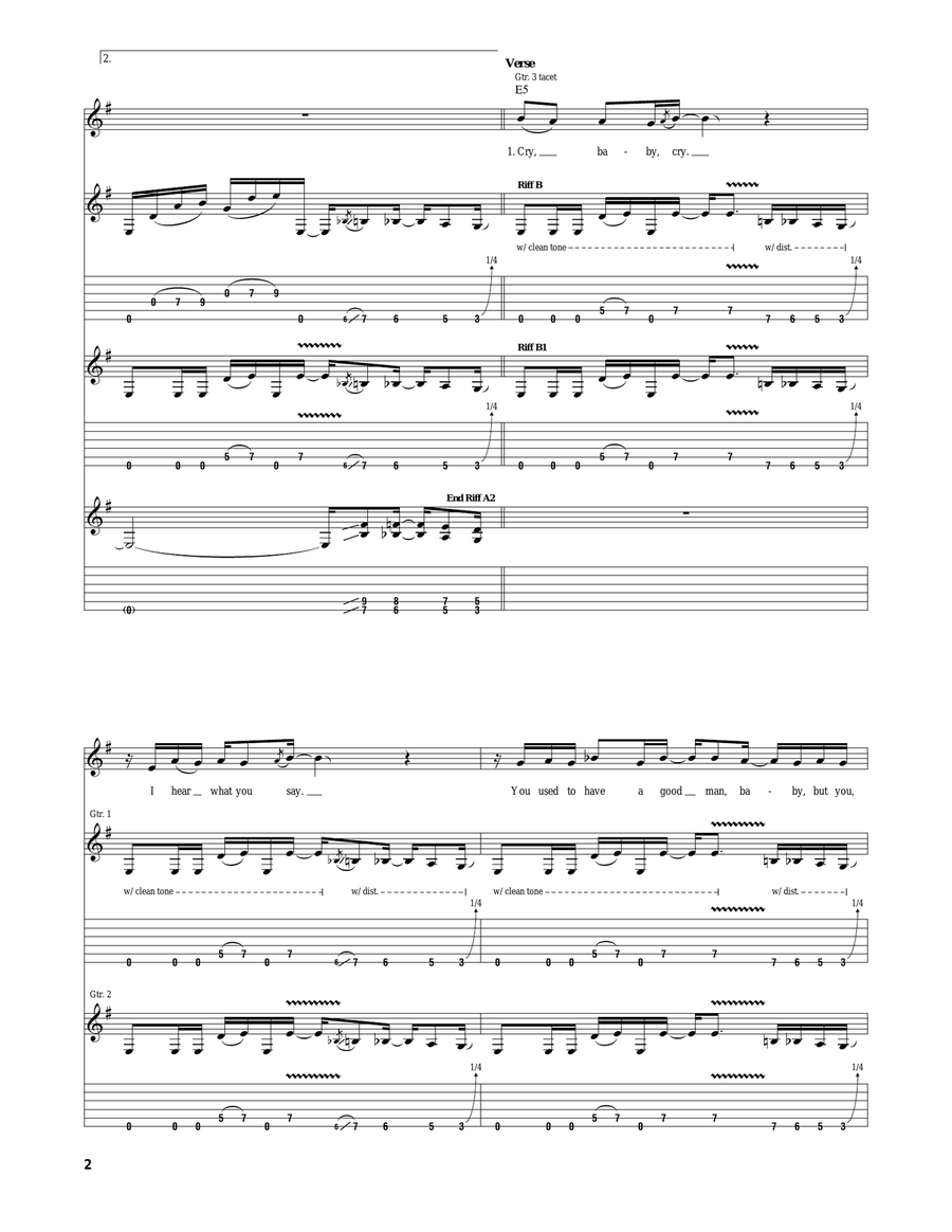 The Place You're In The Place You're In Acoustic Guitar scores gallery preview page 2