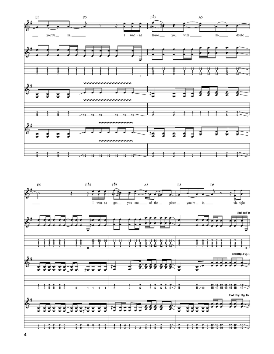 The Place You're In The Place You're In Acoustic Guitar scores gallery preview page 4