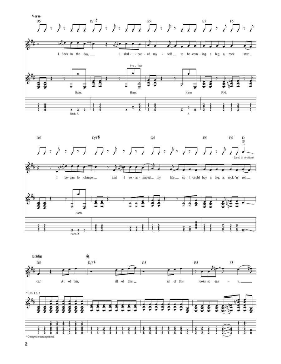 Bait & Switch Bait & Switch Electric Guitar scores gallery preview page 2