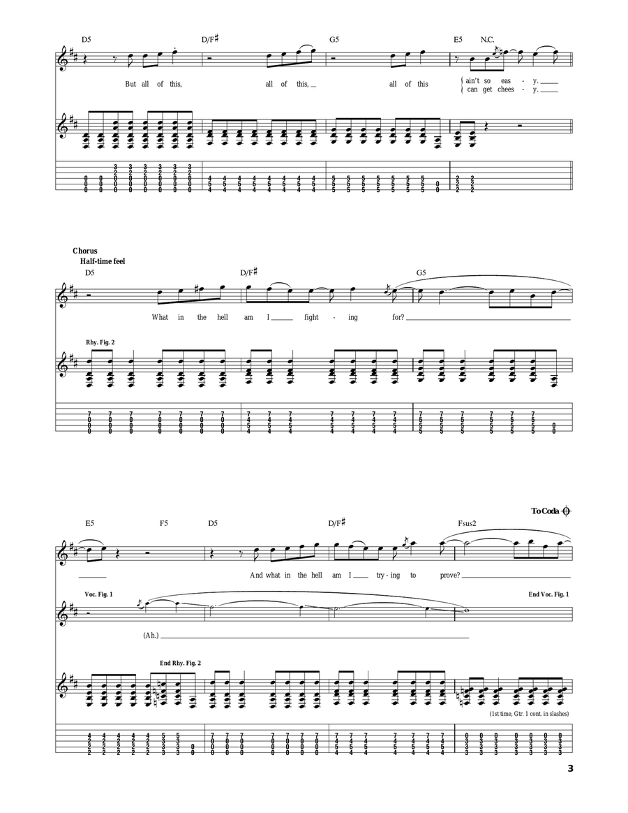 Bait & Switch Bait & Switch Electric Guitar scores gallery preview page 3