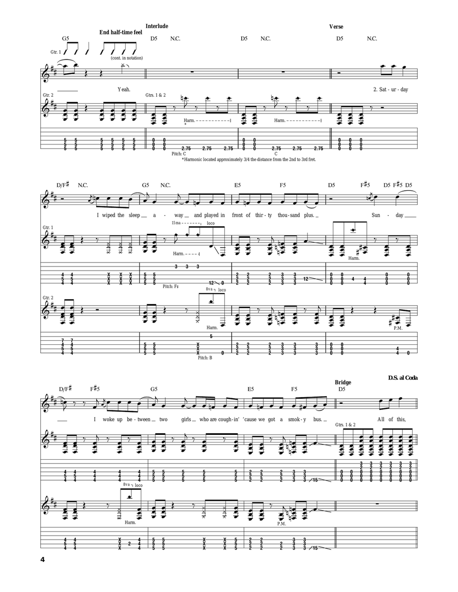 Bait & Switch Bait & Switch Electric Guitar scores gallery preview page 4