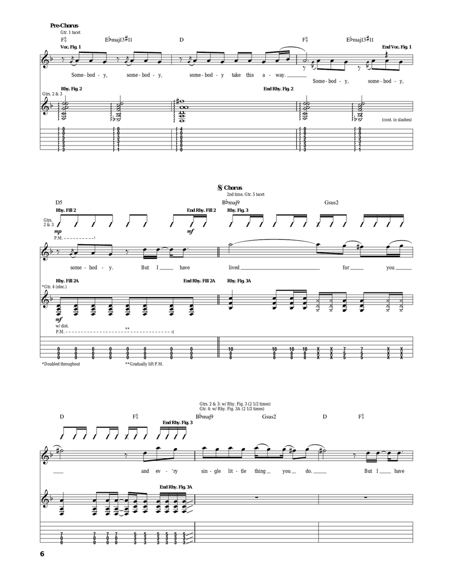 No Regrets (Vol. 2) No Regrets (Vol. 2) Electric Guitar scores gallery preview page 6