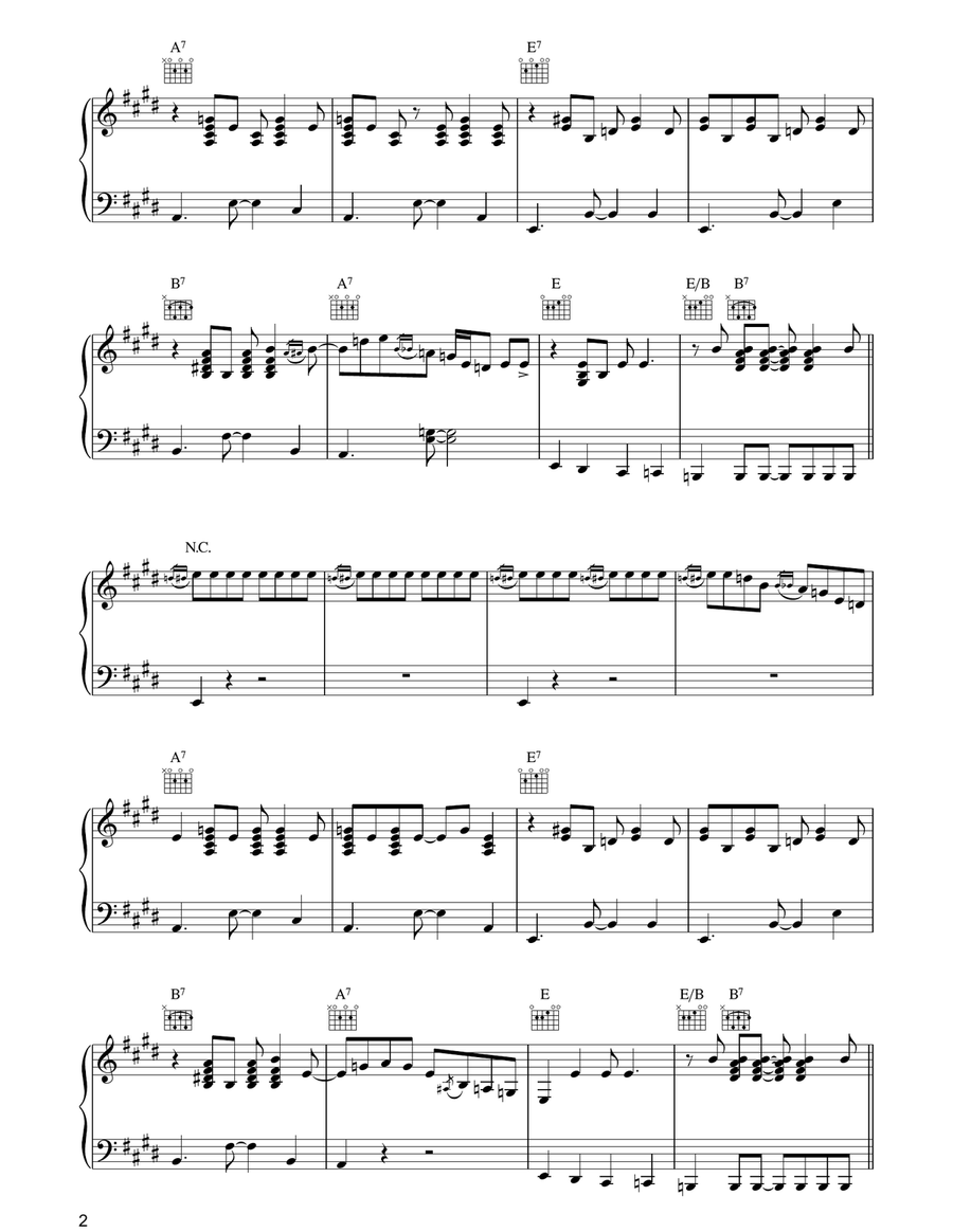 What'd I Say What'd I Say Acoustic Guitar scores gallery preview page 2