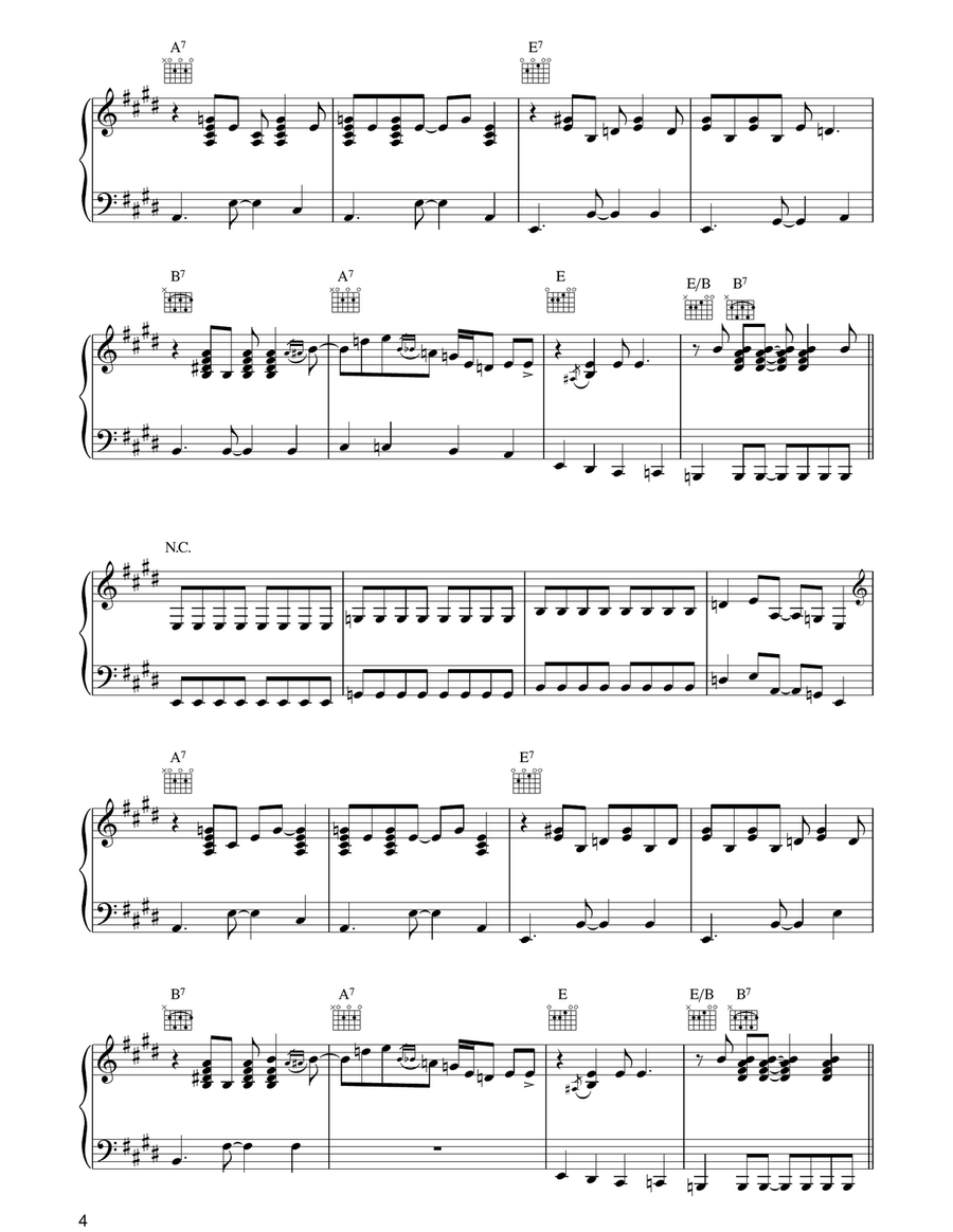 What'd I Say What'd I Say Acoustic Guitar scores gallery preview page 4