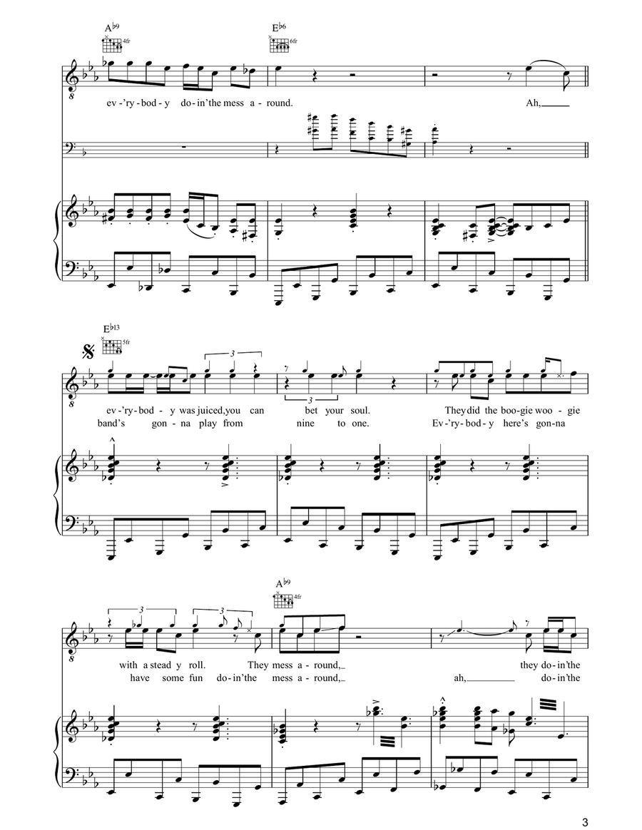 Mess Around Acoustic Guitar scores gallery preview page 3