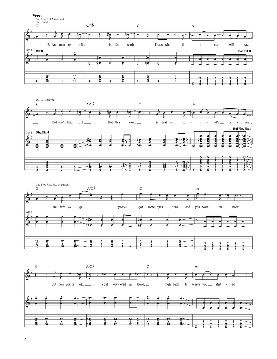 The Chronicles Of Life & Death Acoustic Guitar scores gallery preview page 4