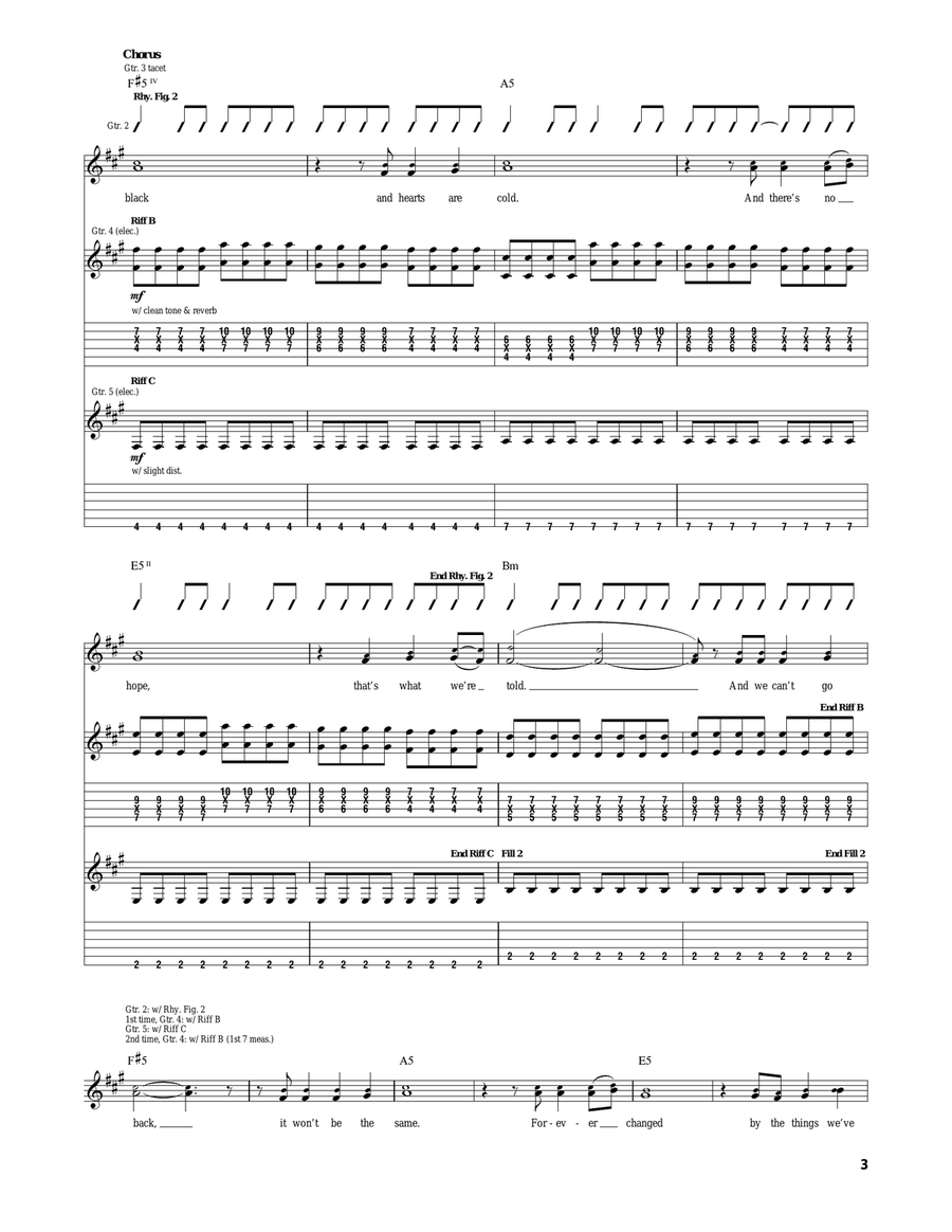 The World Is Black The World Is Black Acoustic Guitar scores gallery preview page 3