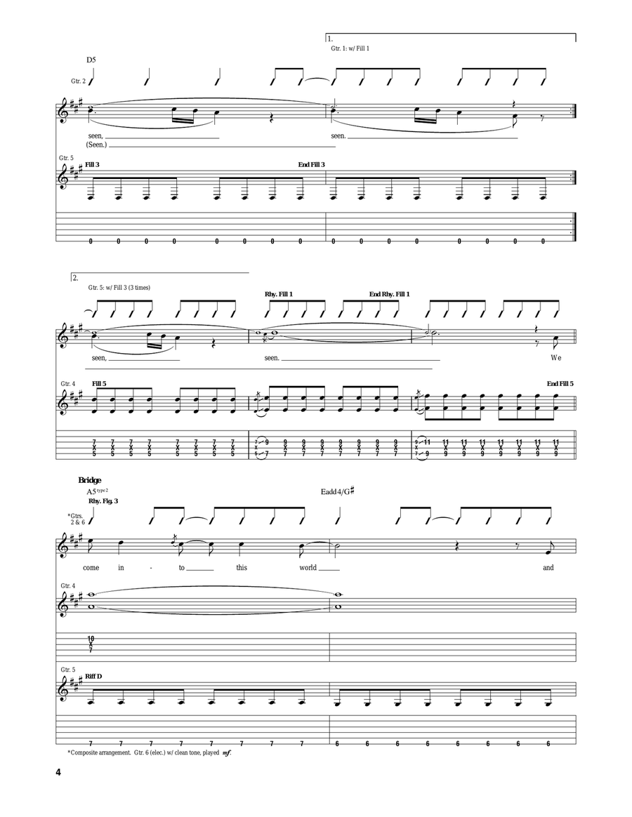 The World Is Black The World Is Black Acoustic Guitar scores gallery preview page 4