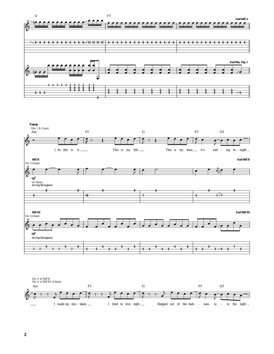 Meet My Maker Meet My Maker Acoustic Guitar scores gallery preview page 2