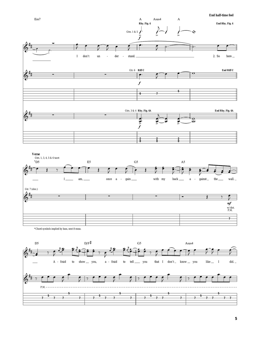 It Wasn't Enough It Wasn't Enough Acoustic Guitar scores gallery preview page 5