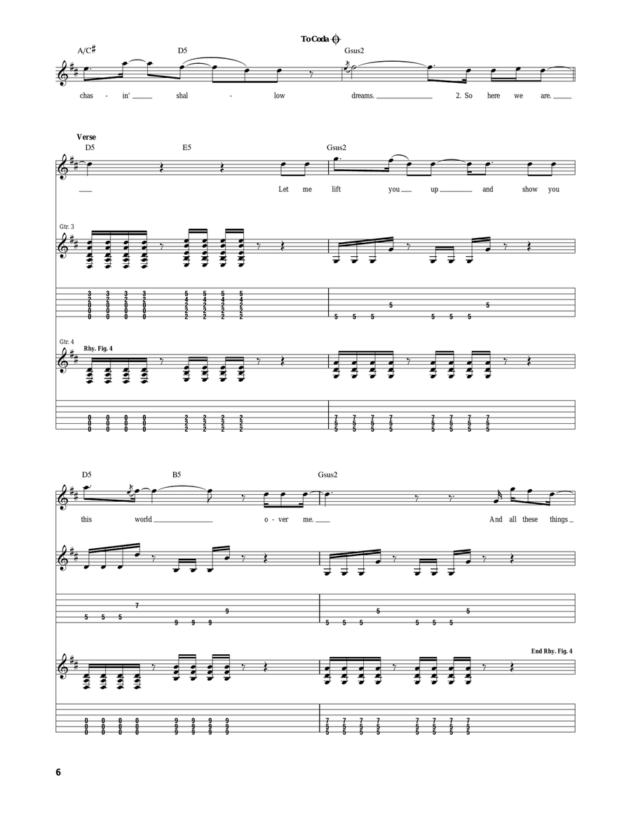 Mountain Mountain Acoustic Guitar scores gallery preview page 6
