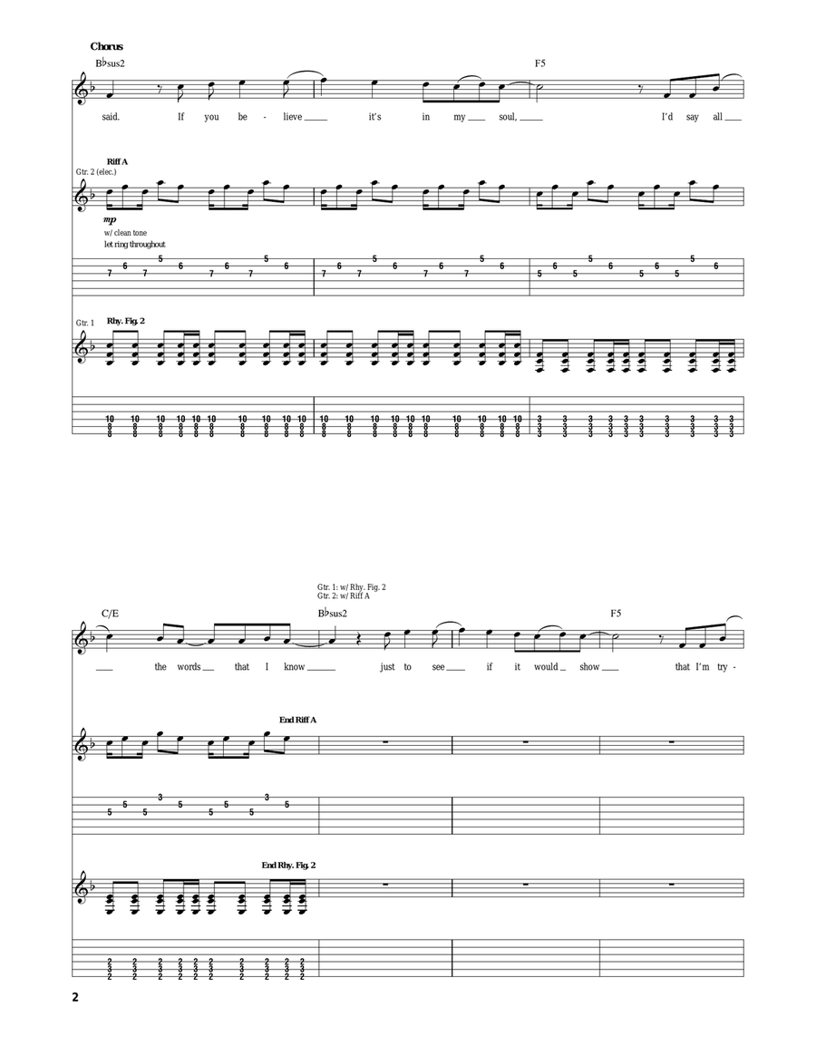 Pieces Pieces Acoustic Guitar scores gallery preview page 2