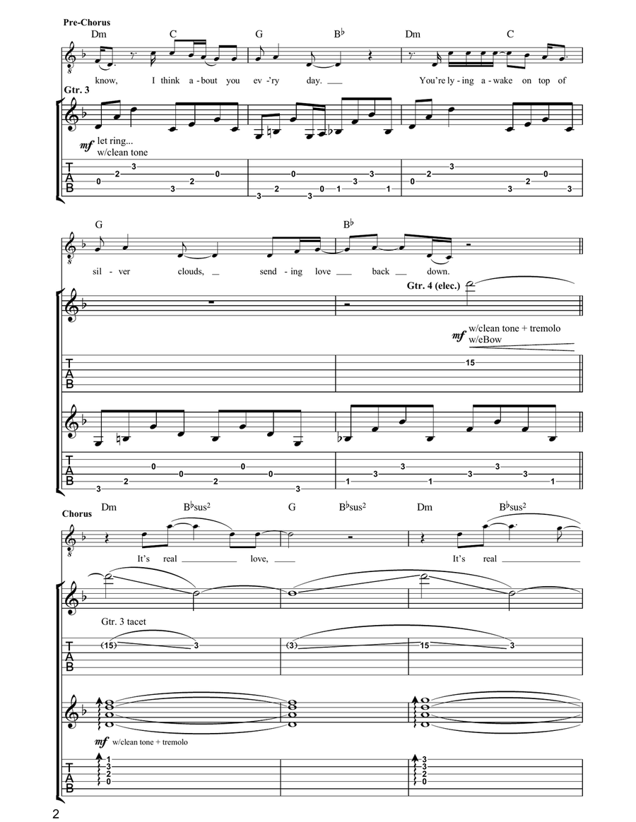 Frequency Frequency Acoustic Guitar scores gallery preview page 2