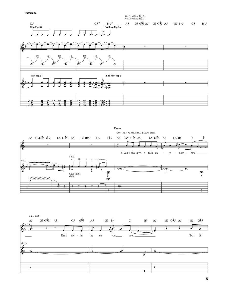 Do It For The Kids Do It For The Kids Acoustic Guitar scores gallery preview page 5