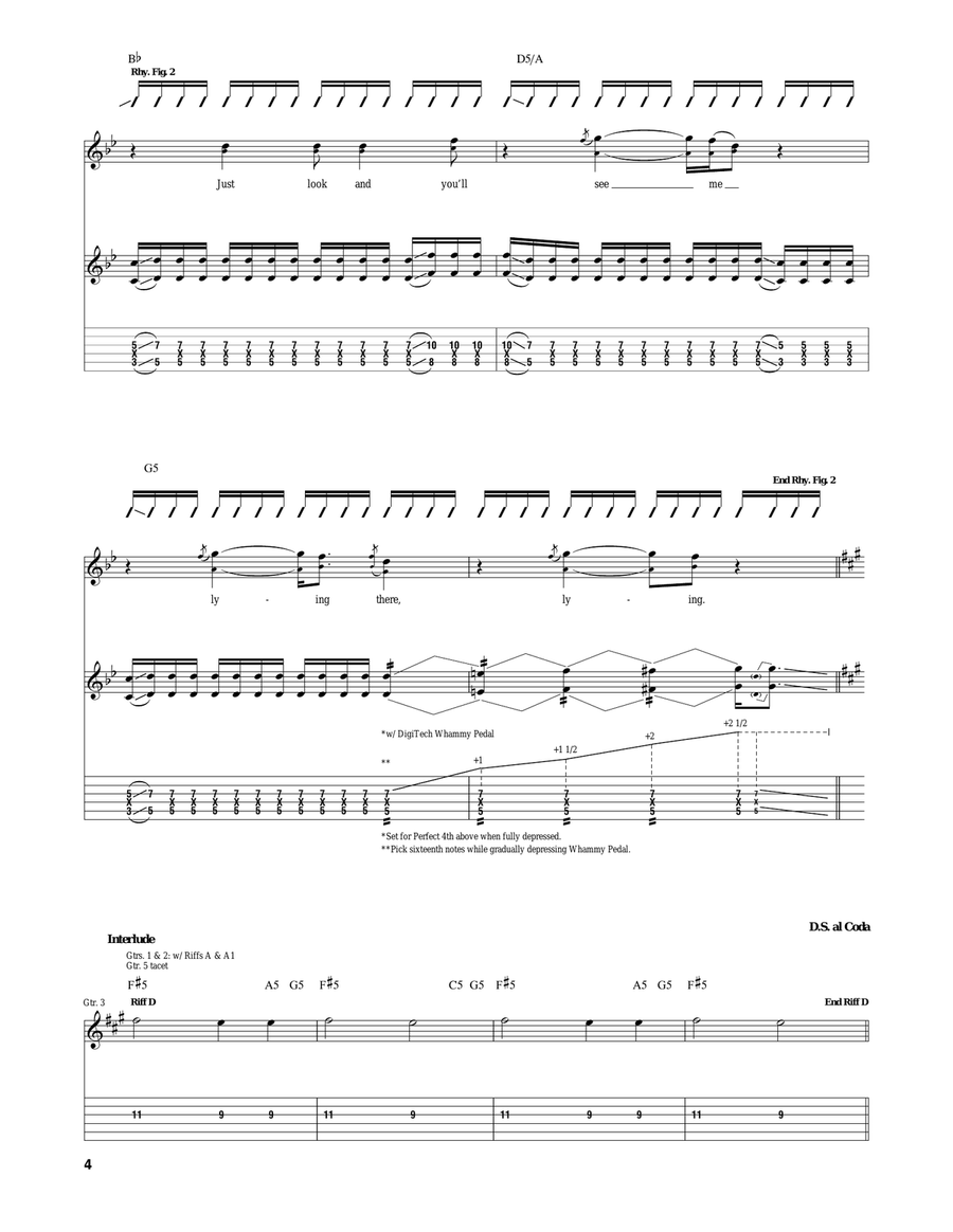 Illegal I Song Illegal I Song Acoustic Guitar scores gallery preview page 4