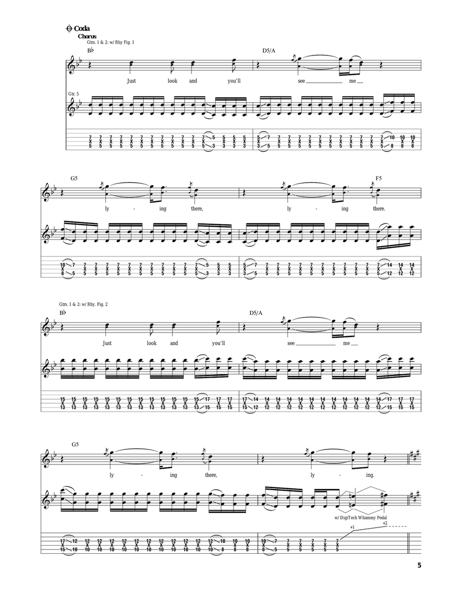 Illegal I Song Illegal I Song Acoustic Guitar scores gallery preview page 5