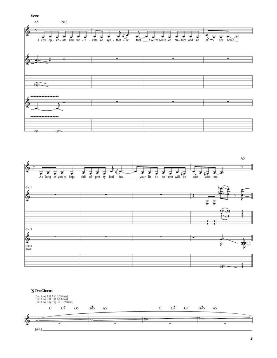 Set Me Free Set Me Free Acoustic Guitar scores gallery preview page 3