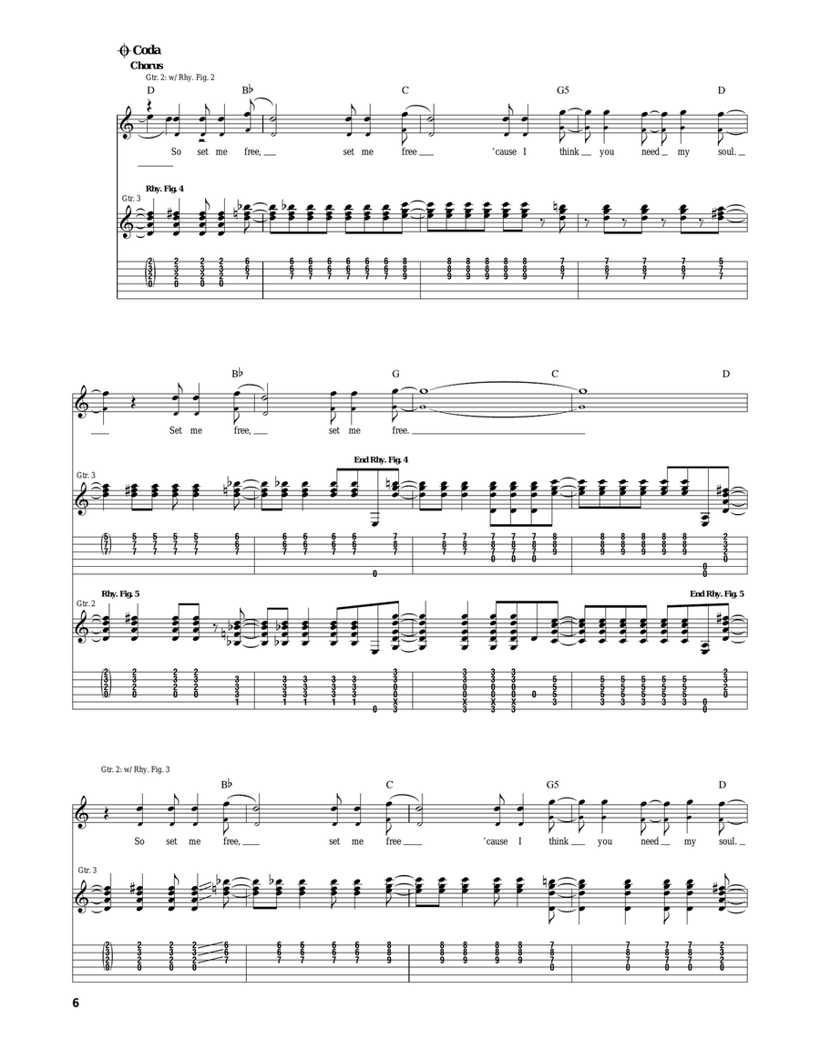 Set Me Free Set Me Free Acoustic Guitar scores gallery preview page 6