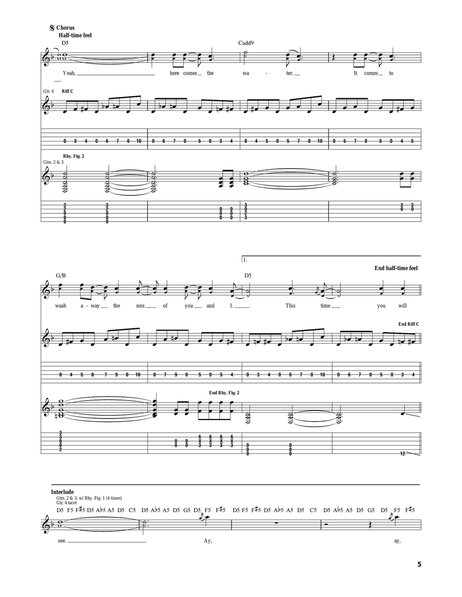 Slither Slither Acoustic Guitar scores gallery preview page 5