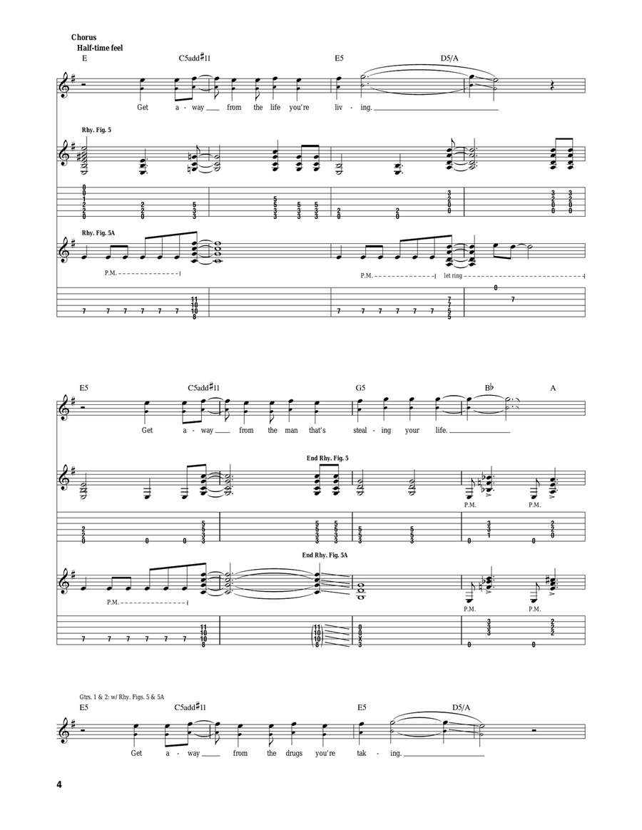 Dirty Little Thing Dirty Little Thing Acoustic Guitar scores gallery preview page 4