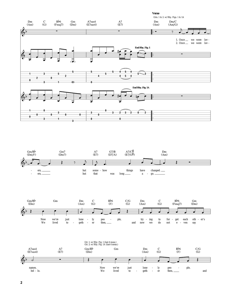 These Dreams These Dreams Acoustic Guitar scores gallery preview page 2