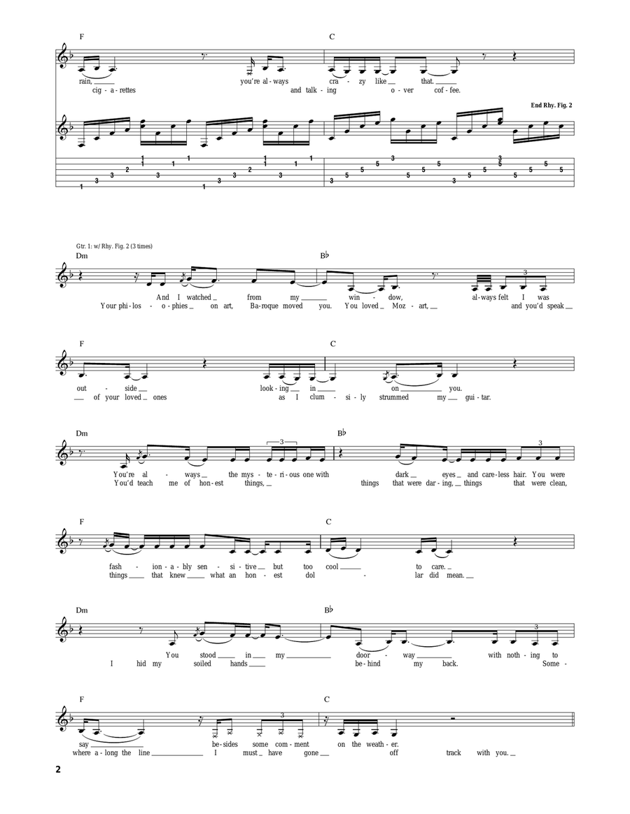 Foolish Games Foolish Games Acoustic Guitar scores gallery preview page 2