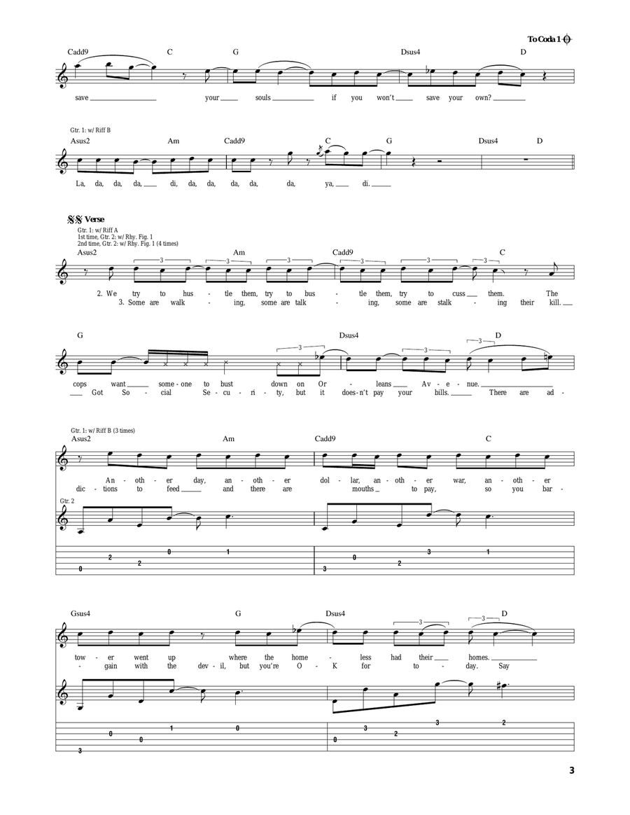 Who Will Save Your Soul Who Will Save Your Soul Acoustic Guitar scores gallery preview page 3