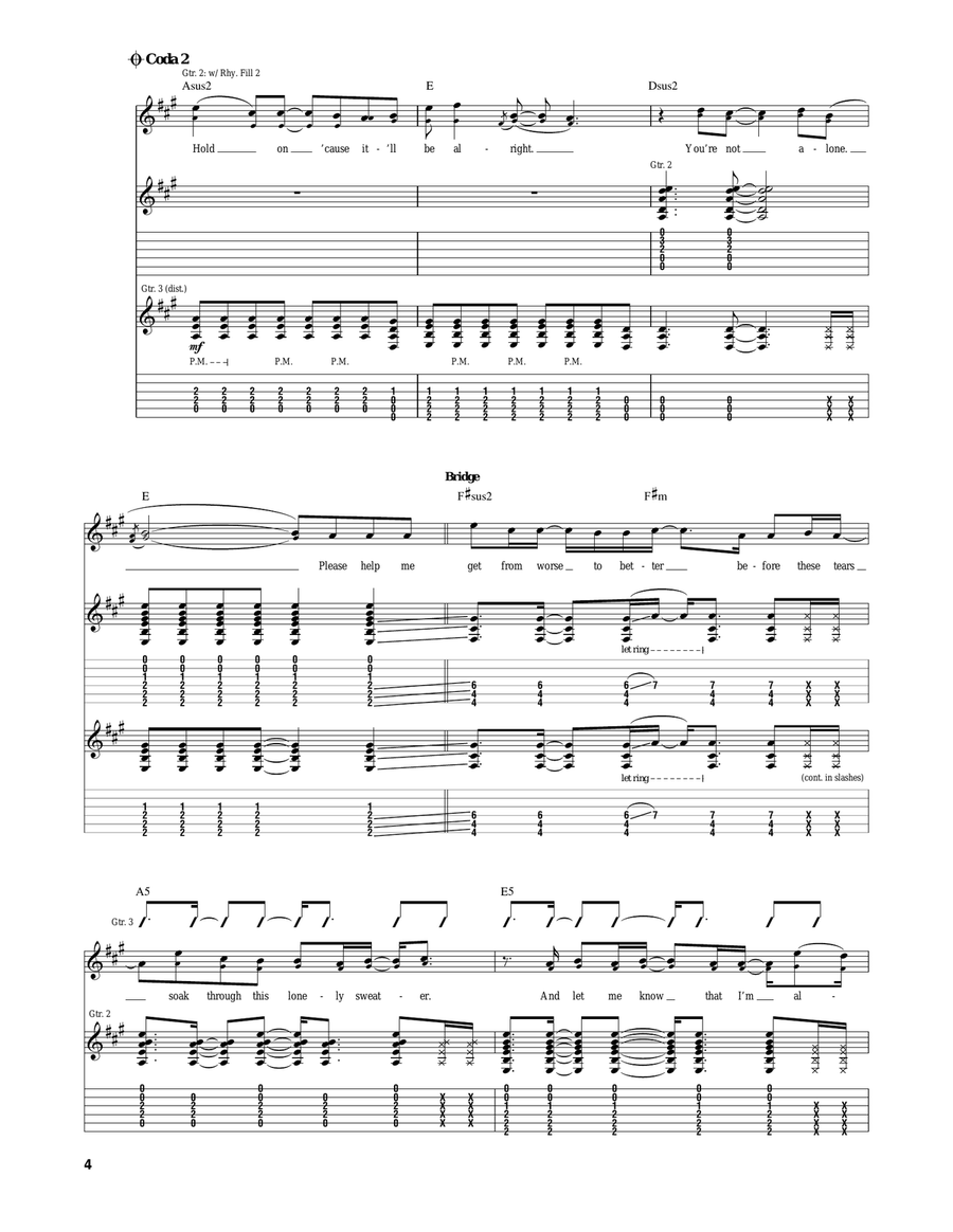 Take Me Take Me Acoustic Guitar scores gallery preview page 4