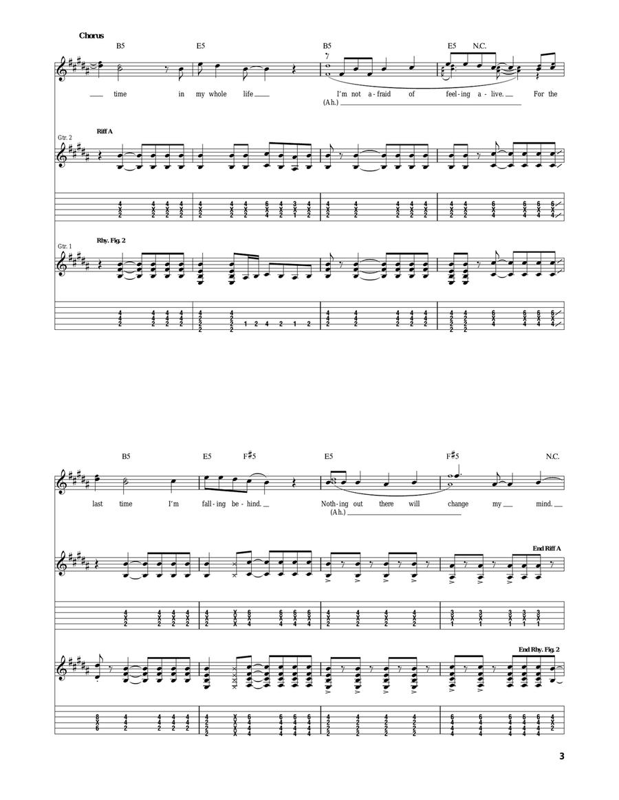 First Time First Time Acoustic Guitar scores gallery preview page 3
