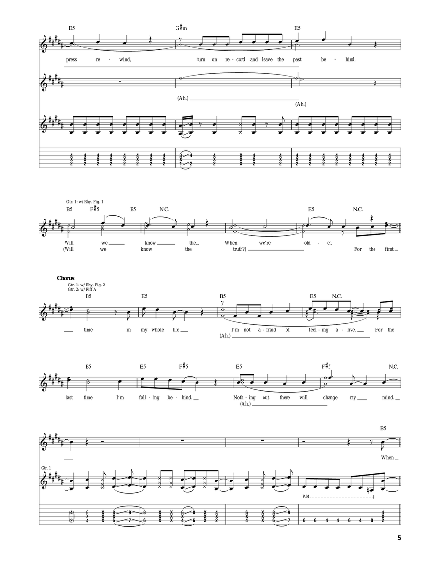First Time First Time Acoustic Guitar scores gallery preview page 5
