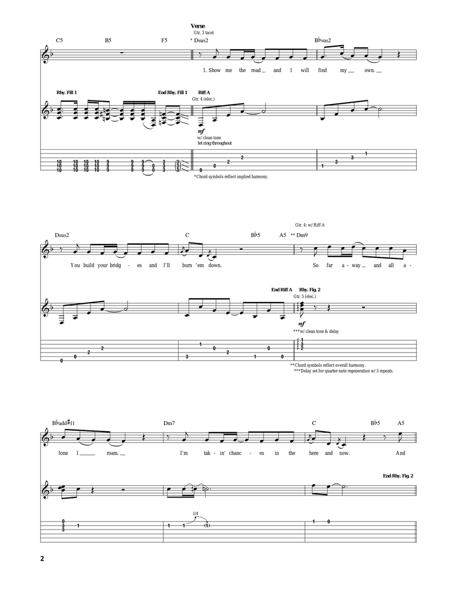 Live For Today Live For Today Acoustic Guitar scores gallery preview page 2