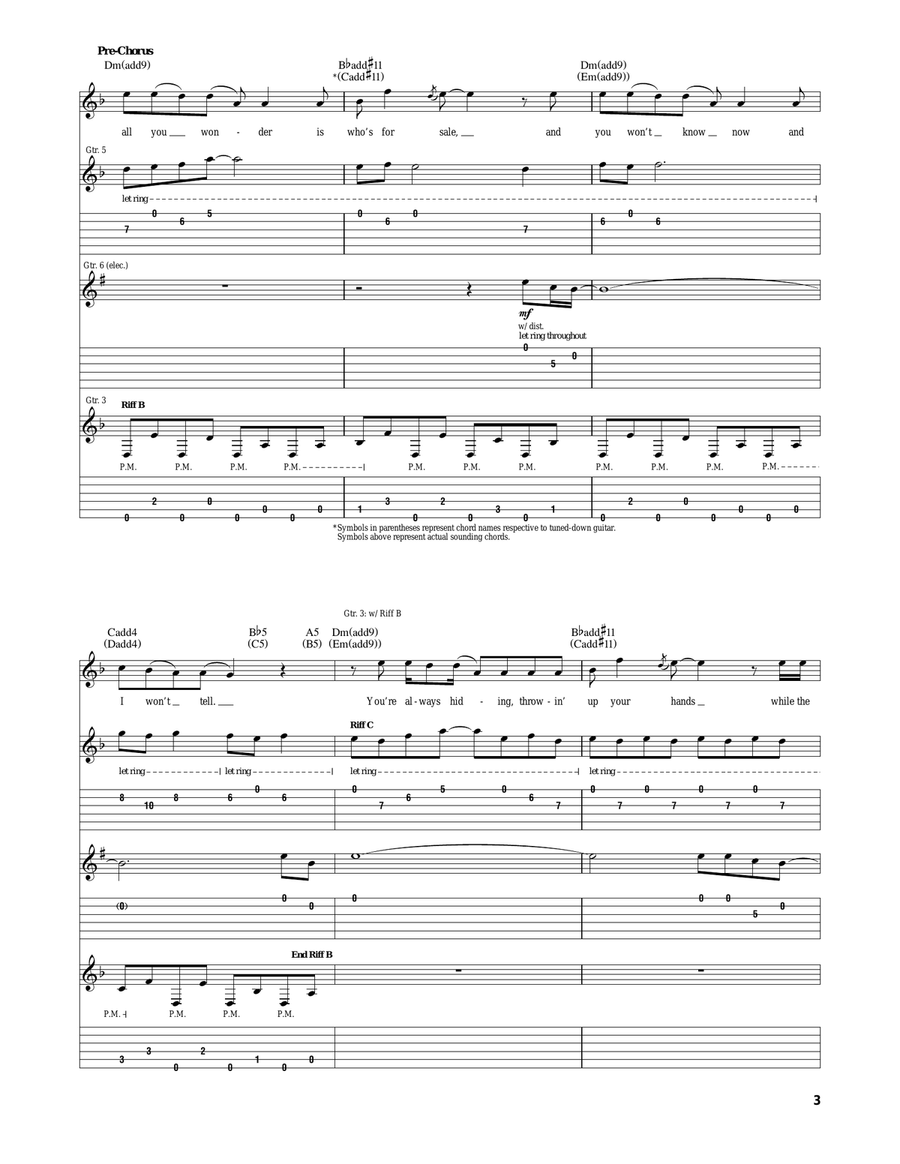Live For Today Live For Today Acoustic Guitar scores gallery preview page 3