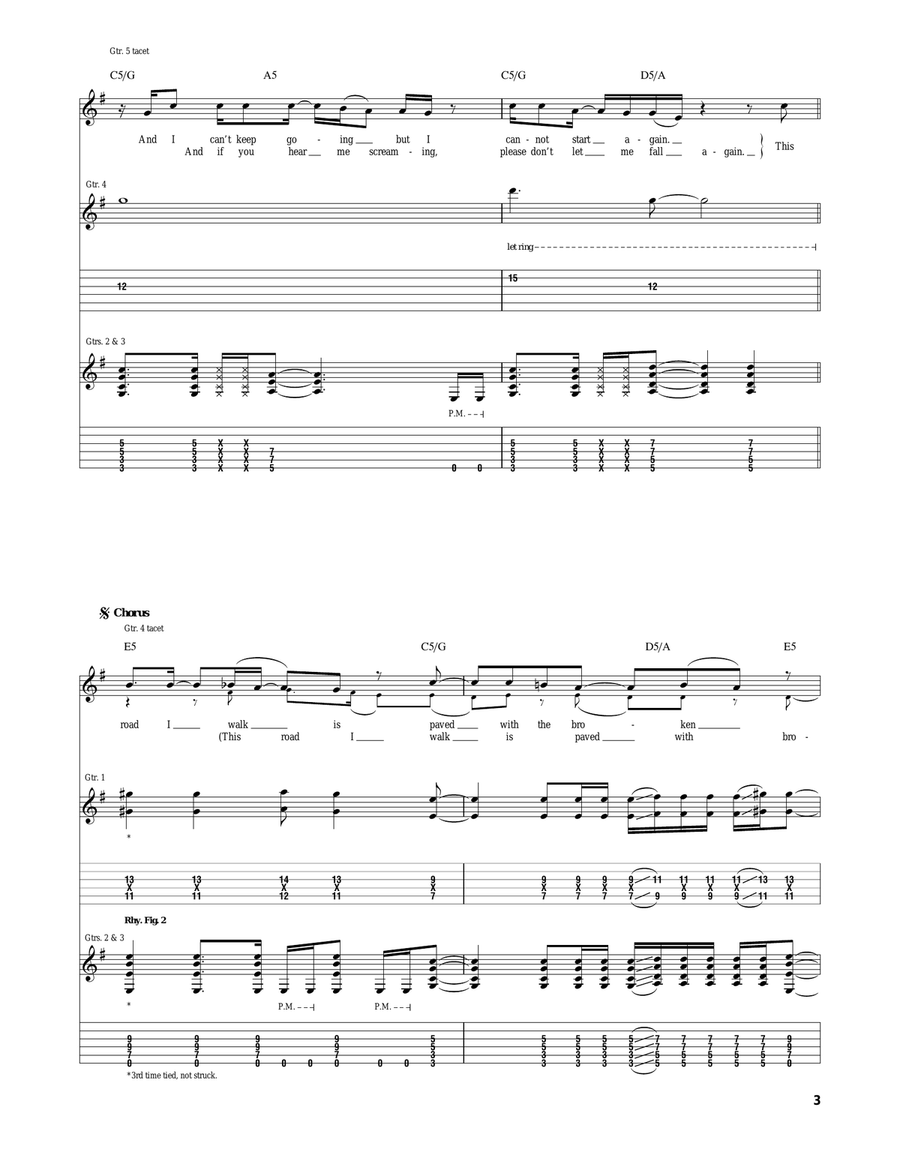 Never Will I Break Never Will I Break Acoustic Guitar scores gallery preview page 3