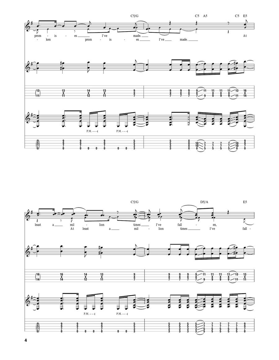 Never Will I Break Never Will I Break Acoustic Guitar scores gallery preview page 4