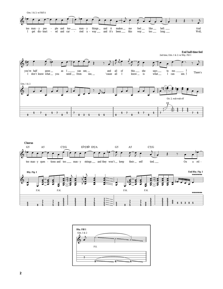 Right Where I Belong Right Where I Belong Acoustic Guitar scores gallery preview page 2