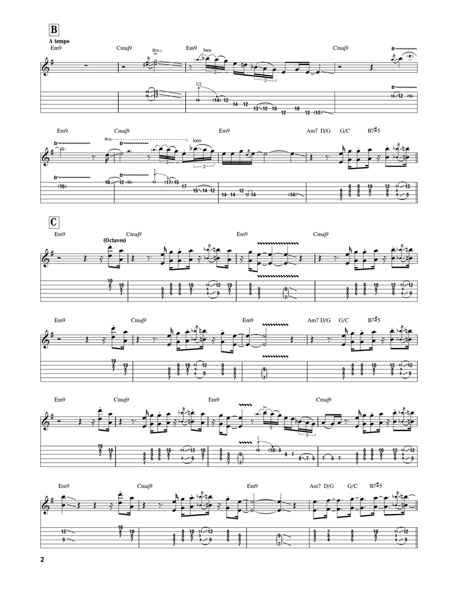 Beneath The Light Beneath The Light Electric Guitar scores gallery preview page 2