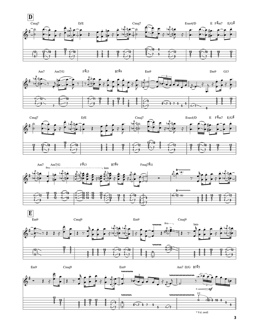 Beneath The Light Beneath The Light Electric Guitar scores gallery preview page 3