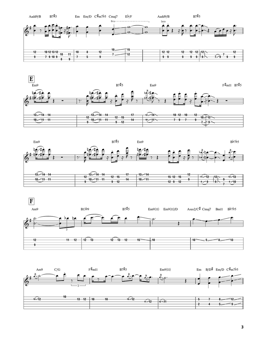 Right Down Broadway Right Down Broadway Electric Guitar scores gallery preview page 3