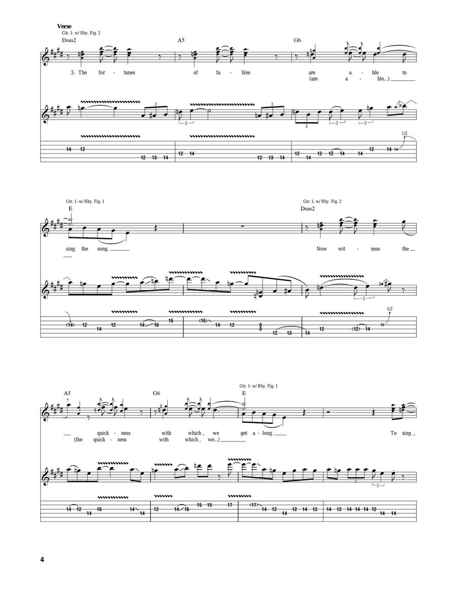 Carry On Carry On Acoustic Guitar scores gallery preview page 4