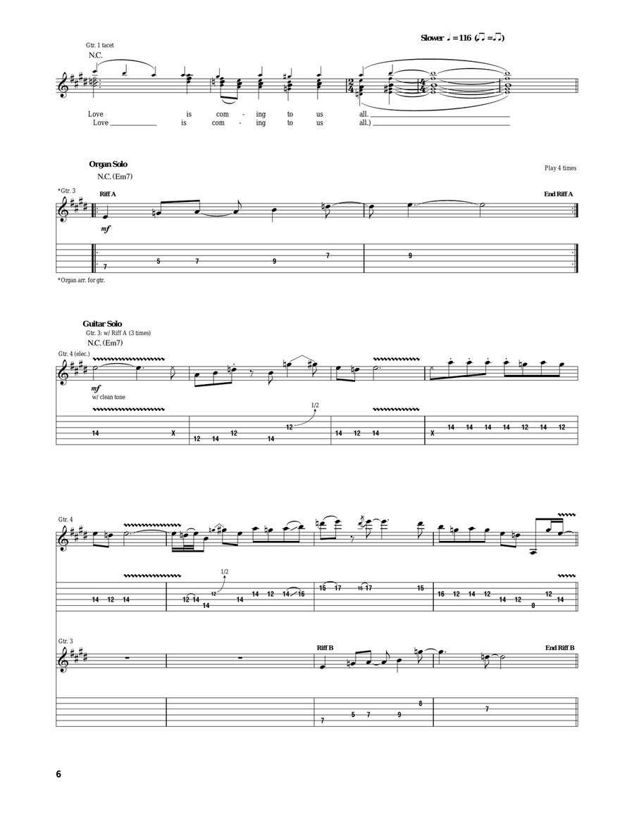 Carry On Carry On Acoustic Guitar scores gallery preview page 6